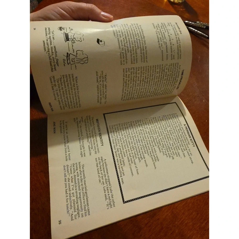 Parts Pups Joke Book 1989 VG